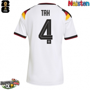 Saksa Jonathan Tah #4 Kotipaita Naisten MM-kisat 2026 Lyhythihainen